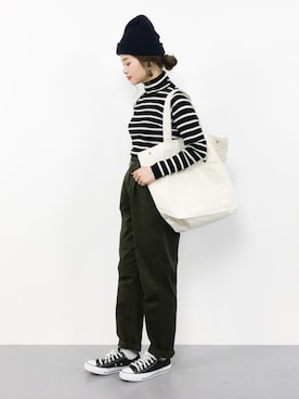 isaさん（レディース・155cm）の冬コーディネート