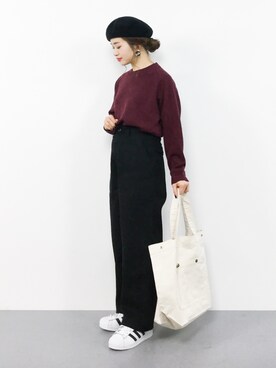 isaさん（レディース・155cm）の冬コーディネート