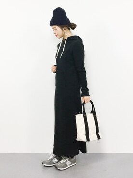 isaさん（レディース・155cm）の冬コーディネート