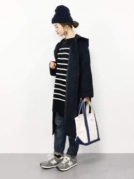 isaさん（レディース・155cm）の冬コーディネート