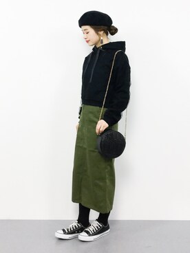 isaさん(レディース・155cm)の冬コーディネート