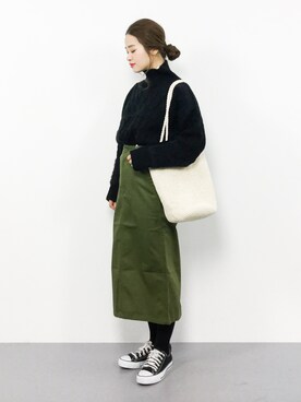 isaさん（レディース・155cm）の冬コーディネート