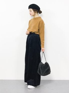 isaさん(レディース・155cm)の冬コーディネート