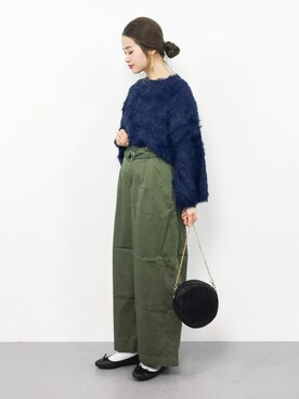 isaさん（レディース・155cm）の冬コーディネート