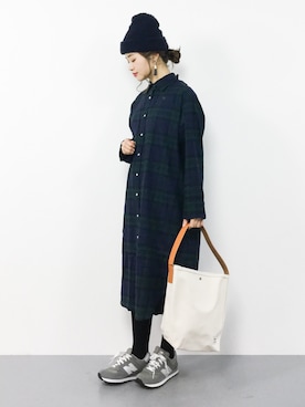 isaさん（レディース・155cm）の冬コーディネート