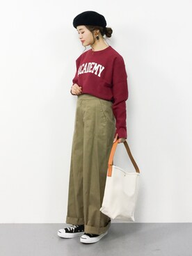 isaさん（レディース・155cm）の冬コーディネート