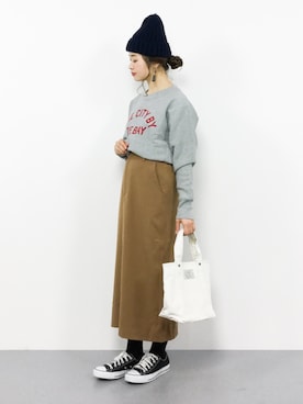 isaさん（レディース・155cm）の冬コーディネート