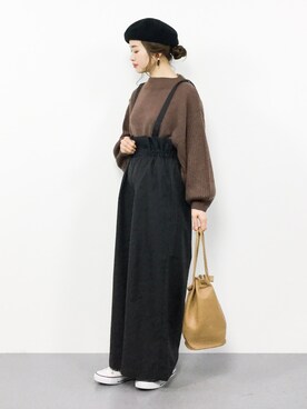 isaさん(レディース・155cm)の冬コーディネート