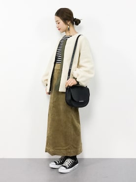 isaさん（レディース・155cm）の冬コーディネート