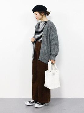 isaさん（レディース・155cm）の冬コーディネート