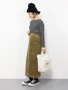 isaさん（レディース・155cm）の冬コーディネート