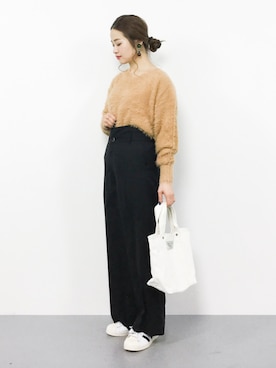 isaさん（レディース・155cm）の冬コーディネート