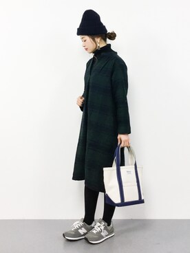 isaさん（レディース・155cm）の冬コーディネート