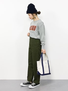 isaさん（レディース・155cm）の冬コーディネート