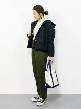 isaさん（レディース・155cm）の冬コーディネート