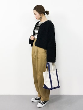 isaさん（レディース・155cm）の冬コーディネート