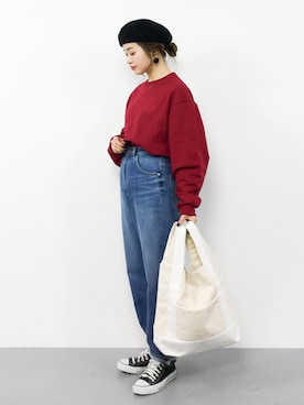 isaさん(レディース・155cm)の冬コーディネート