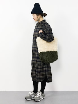 isaさん（レディース・155cm）の冬コーディネート