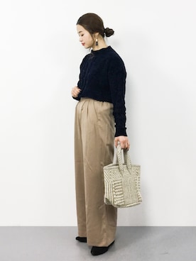 isaさん（レディース・155cm）の冬コーディネート