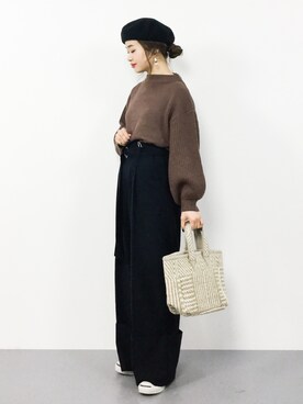 isaさん(レディース・155cm)の冬コーディネート