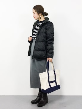 isaさん(レディース・155cm)の冬コーディネート