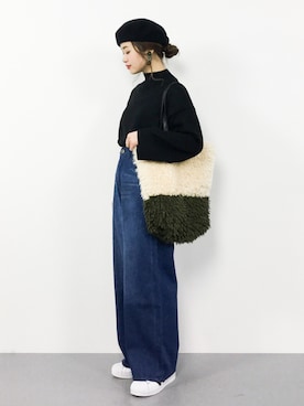 isaさん（レディース・155cm）の冬コーディネート