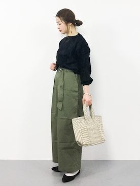 isaさん（レディース・155cm）の冬コーディネート