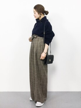 isaさん(レディース・155cm)の冬コーディネート