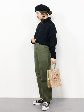 isaさん（レディース・155cm）の冬コーディネート