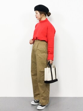 isaさん（レディース・155cm）の冬コーディネート