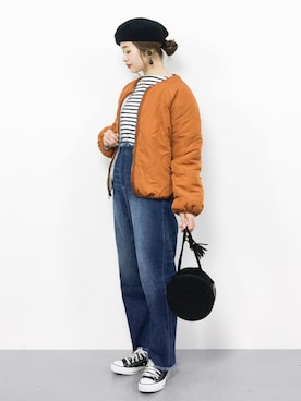 isaさん（レディース・155cm）の冬コーディネート