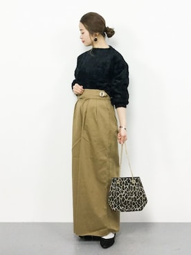 isaさん（レディース・155cm）の冬コーディネート