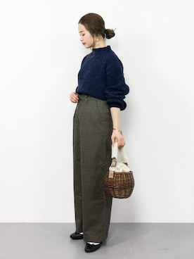 isaさん（レディース・155cm）の冬コーディネート