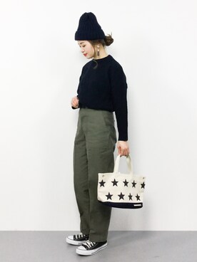 isaさん（レディース・155cm）の冬コーディネート