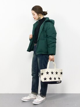 isaさん（レディース・155cm）の冬コーディネート