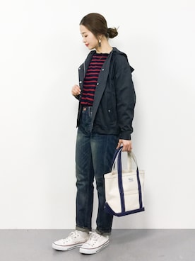 isaさん（レディース・155cm）の冬コーディネート