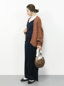 isaさん（レディース・155cm）の冬コーディネート