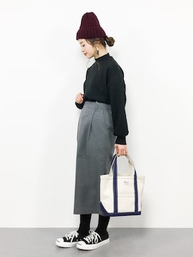 isaさん(レディース・155cm)の冬コーディネート