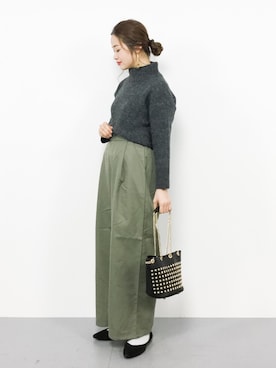 isaさん(レディース・155cm)の冬コーディネート