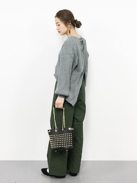 isaさん（レディース・155cm）の冬コーディネート