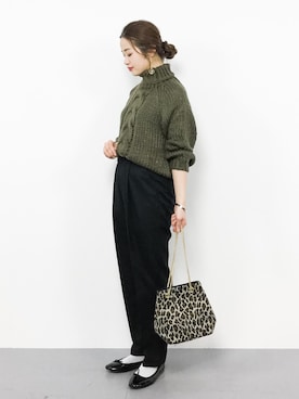 isaさん（レディース・155cm）の冬コーディネート