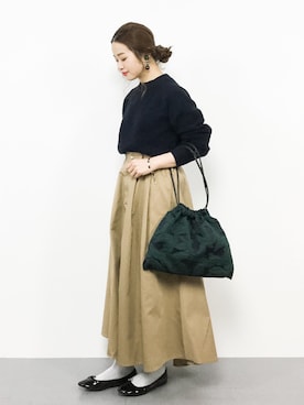 isaさん（レディース・155cm）の冬コーディネート