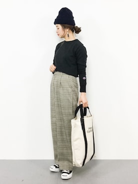 isaさん（レディース・155cm）の冬コーディネート