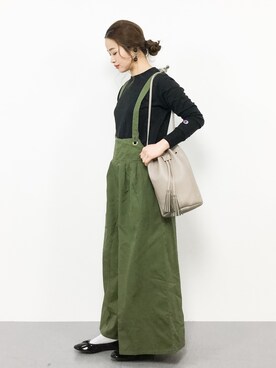 isaさん（レディース・155cm）の冬コーディネート