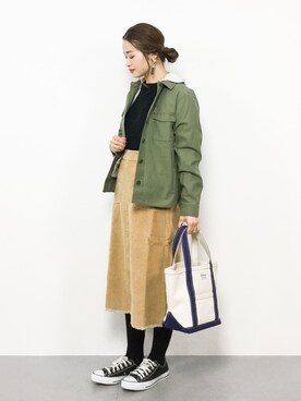 isaさん（レディース・155cm）の冬コーディネート