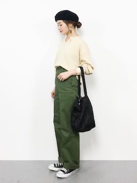 isaさん(レディース・155cm)の冬コーディネート