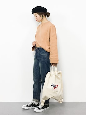 isaさん(レディース・155cm)の冬コーディネート