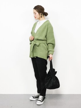 isaさん(レディース・155cm)の冬コーディネート