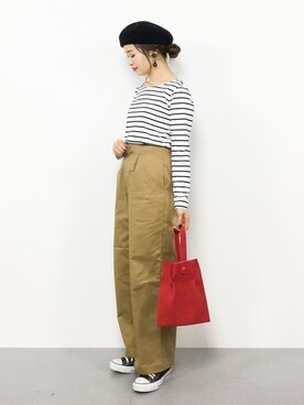 isaさん（レディース・155cm）の冬コーディネート