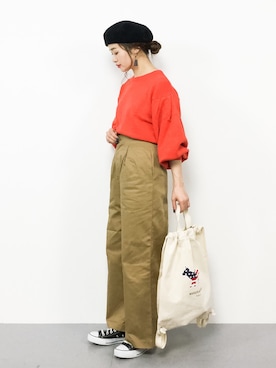 isaさん(レディース・155cm)の冬コーディネート